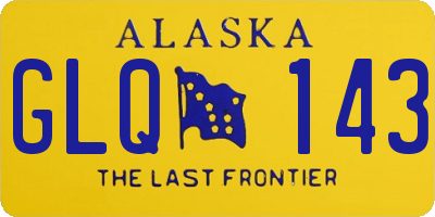AK license plate GLQ143