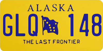 AK license plate GLQ148