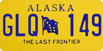 AK license plate GLQ149