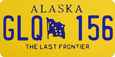 AK license plate GLQ156