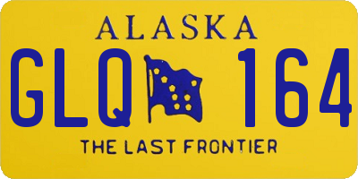 AK license plate GLQ164