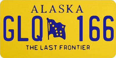 AK license plate GLQ166