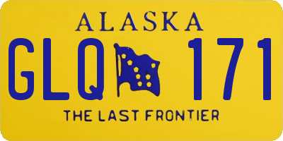 AK license plate GLQ171