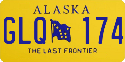 AK license plate GLQ174