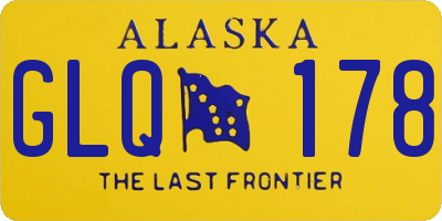 AK license plate GLQ178