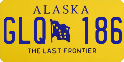 AK license plate GLQ186