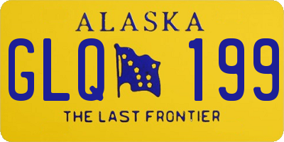 AK license plate GLQ199