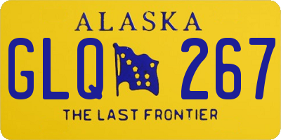 AK license plate GLQ267