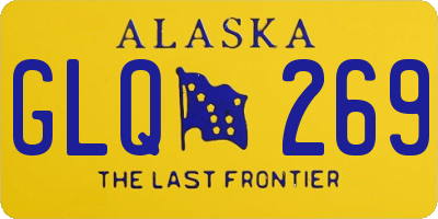 AK license plate GLQ269