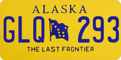 AK license plate GLQ293