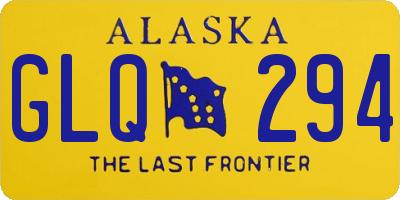 AK license plate GLQ294