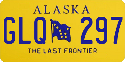 AK license plate GLQ297