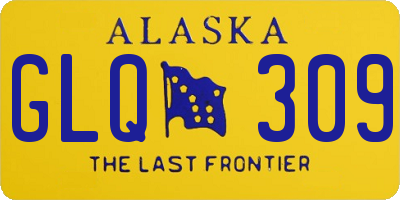 AK license plate GLQ309