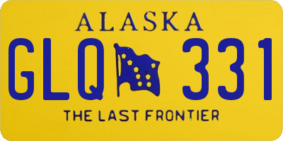 AK license plate GLQ331