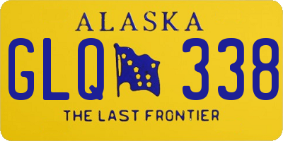 AK license plate GLQ338