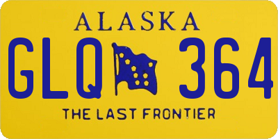 AK license plate GLQ364
