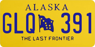 AK license plate GLQ391