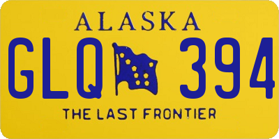 AK license plate GLQ394