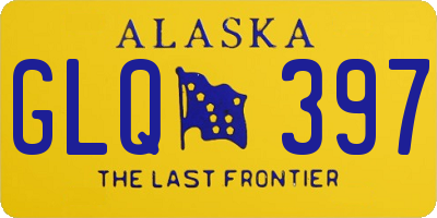 AK license plate GLQ397
