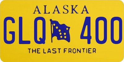 AK license plate GLQ400
