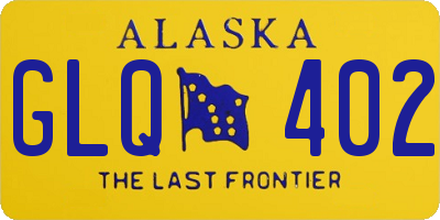 AK license plate GLQ402