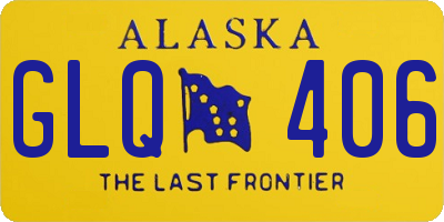 AK license plate GLQ406