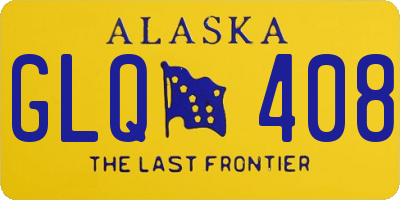 AK license plate GLQ408