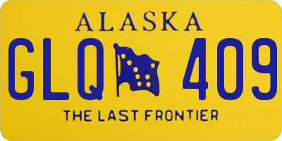 AK license plate GLQ409