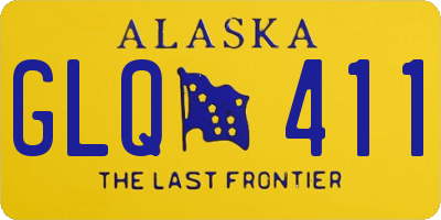 AK license plate GLQ411