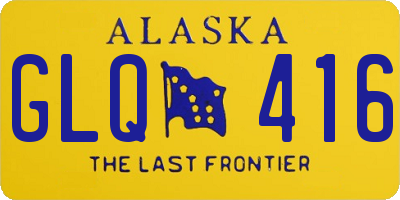 AK license plate GLQ416