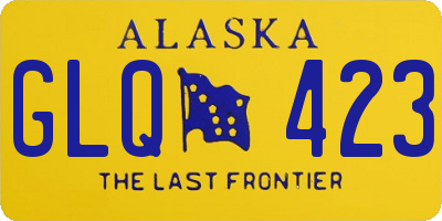 AK license plate GLQ423