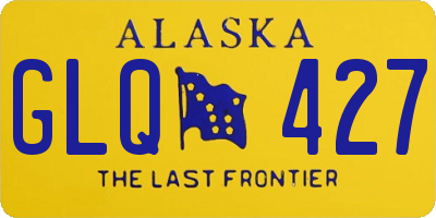 AK license plate GLQ427