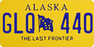 AK license plate GLQ440