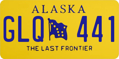 AK license plate GLQ441
