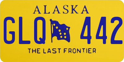 AK license plate GLQ442