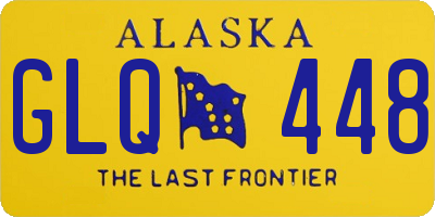 AK license plate GLQ448