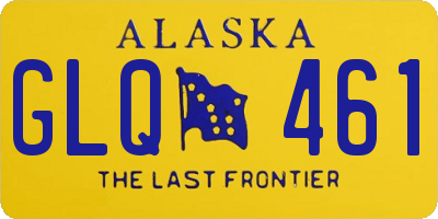 AK license plate GLQ461