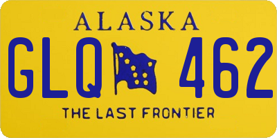 AK license plate GLQ462