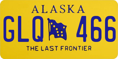 AK license plate GLQ466