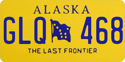 AK license plate GLQ468