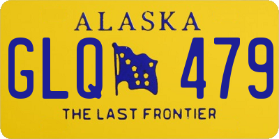 AK license plate GLQ479