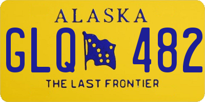AK license plate GLQ482