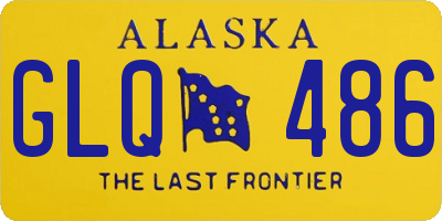 AK license plate GLQ486