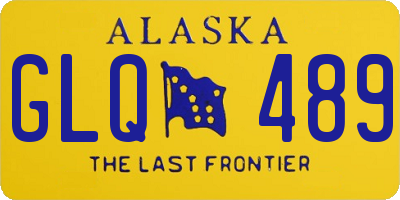 AK license plate GLQ489