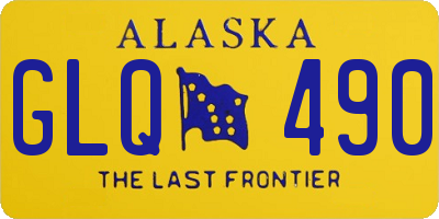 AK license plate GLQ490