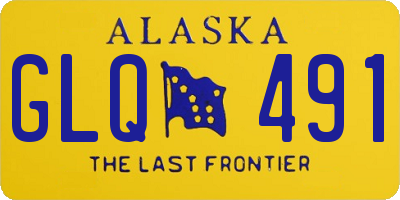 AK license plate GLQ491