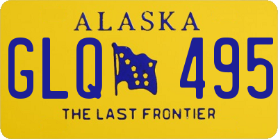 AK license plate GLQ495