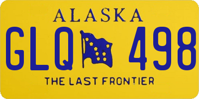 AK license plate GLQ498
