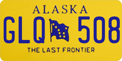 AK license plate GLQ508