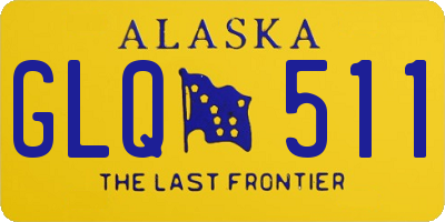 AK license plate GLQ511